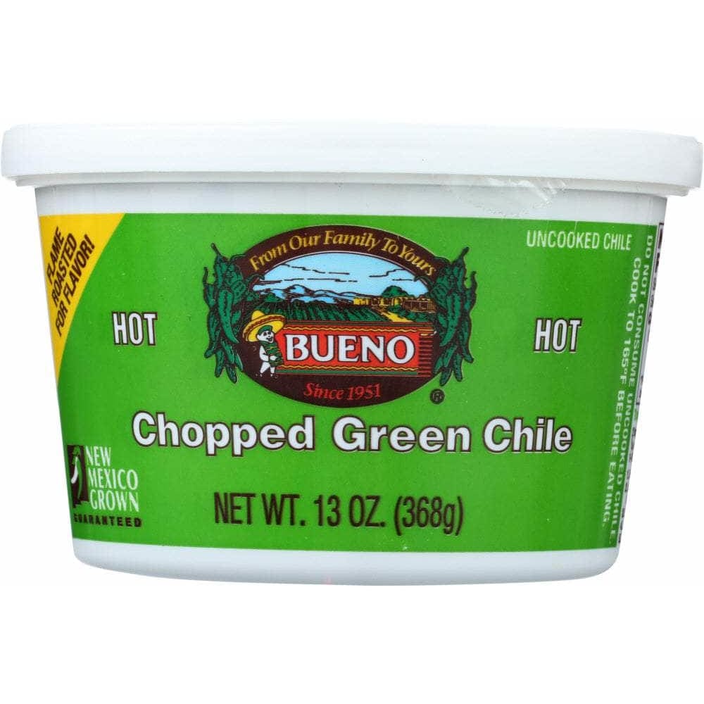 Bueno Bueno Hot Chopped Green Chile, 13 oz