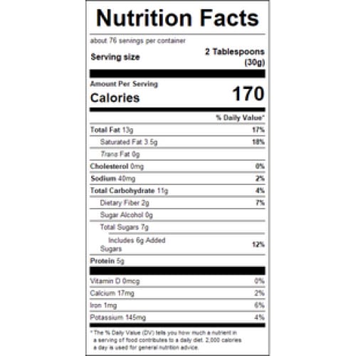 Bulk Foods Inc. Butterscotch Flavored Peanut Butter Stock 5lb (Case of 4) - Misc/Jelly Jams & Spreads - Bulk Foods Inc.