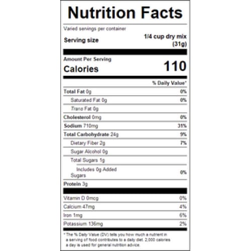 Bulk Foods Inc. Wild Rice & Vegetable Soup Starter 15lb - Baking/Mixes - Bulk Foods Inc.