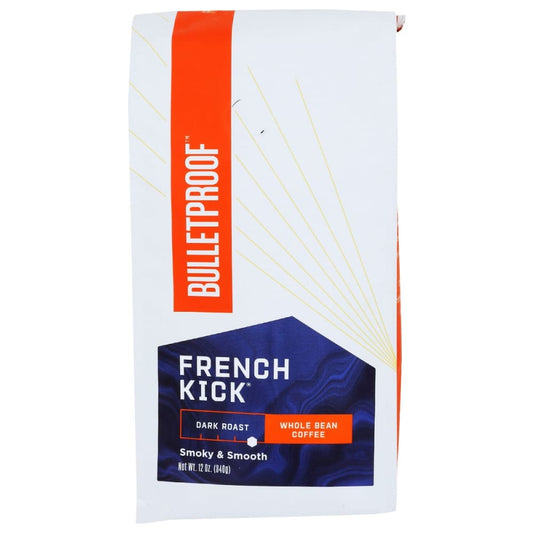 BULLETPROOF: Coffee French Kick Whole Bean 12 oz - Grocery > Beverages > Coffee Tea & Hot Cocoa - BULLETPROOF