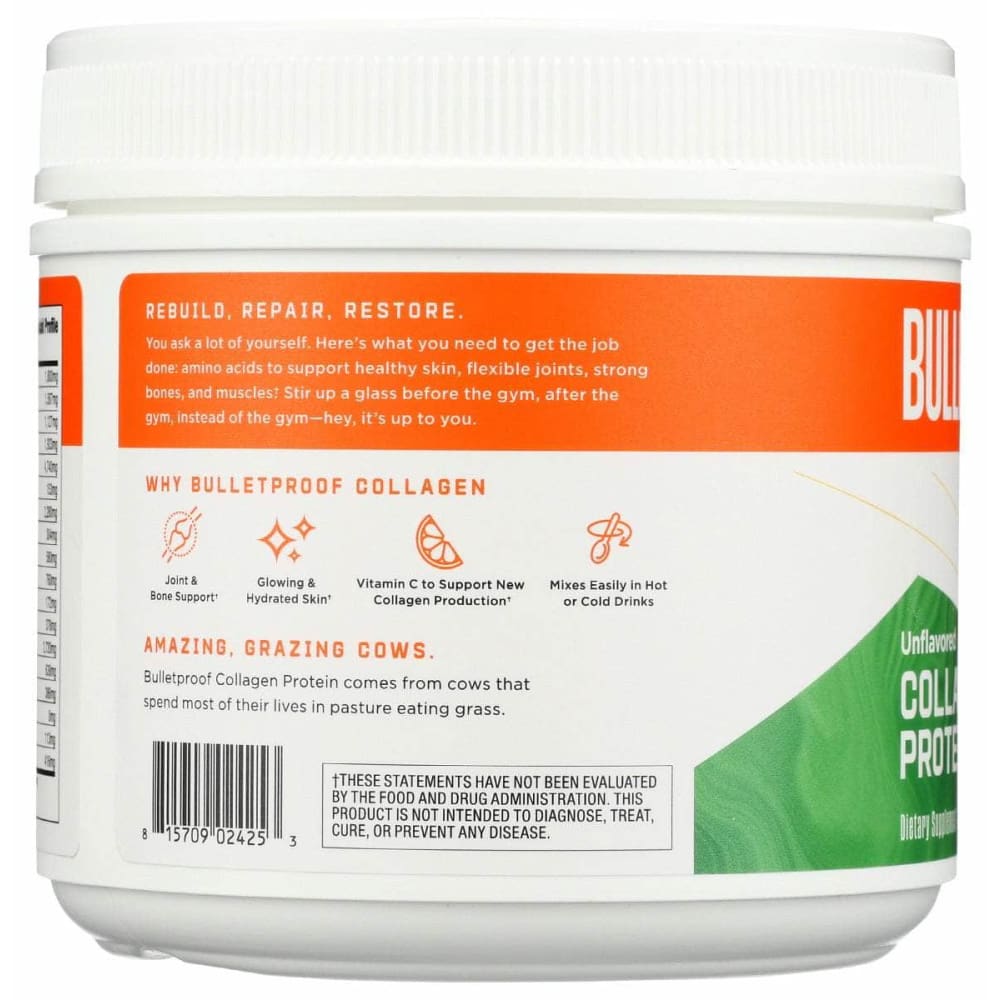 BULLETPROOF Bulletproof Collagen Protein Unflavored, 14.3 Oz