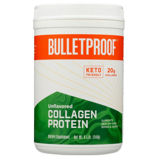 BULLETPROOF: Protein Collagen Unflavored Powder 8.5 oz - Health > Weight Loss Products & Supplements - BULLETPROOF