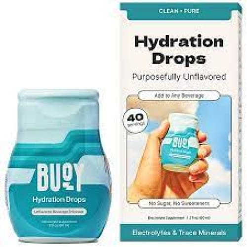 BUOY: Hydration Drop Unflavord 40 do (Pack of 3) - BUOY