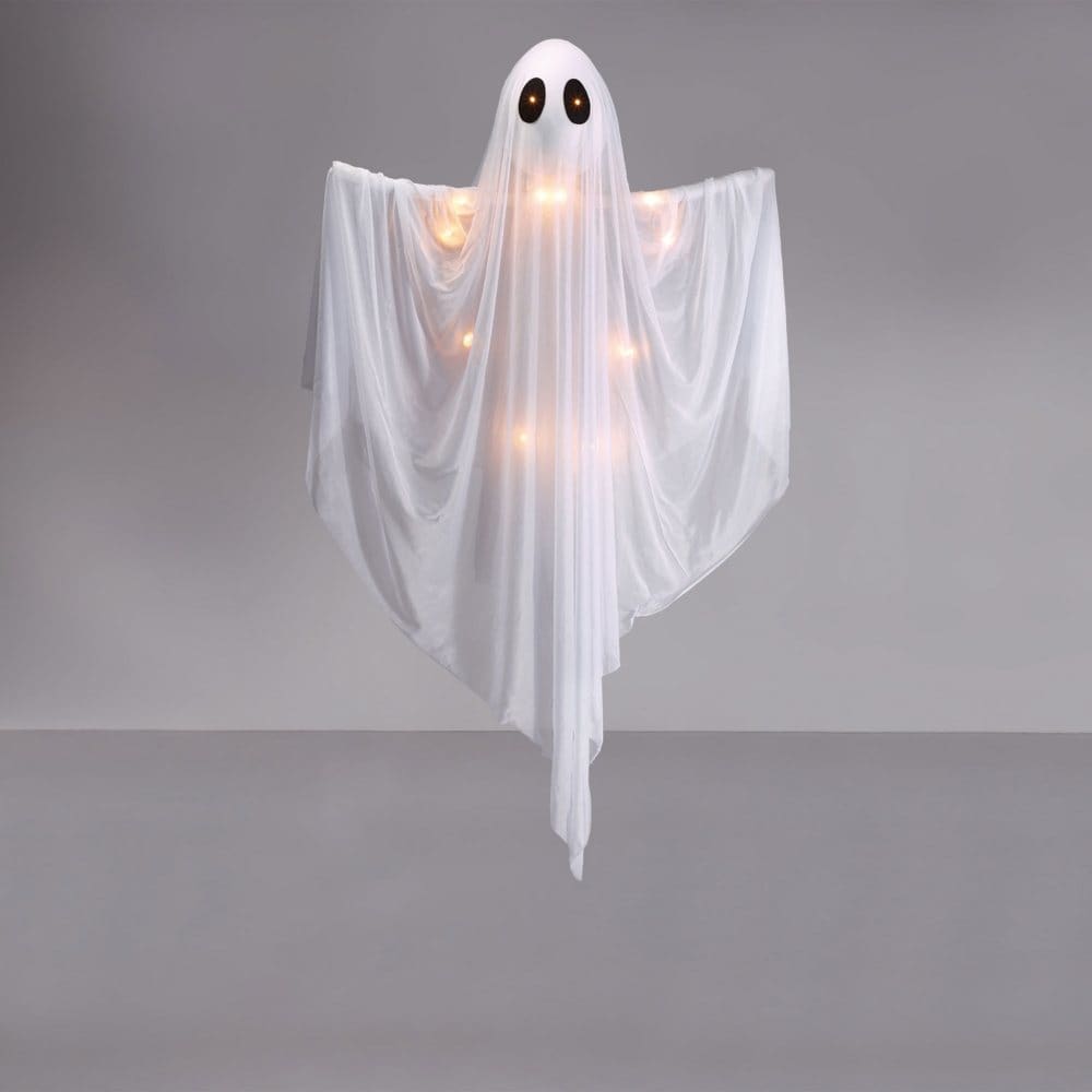 burton + Burton Set of 2 Pre-Lit Hanging Ghosts - Halloween Indoor Decor - ShelHealth
