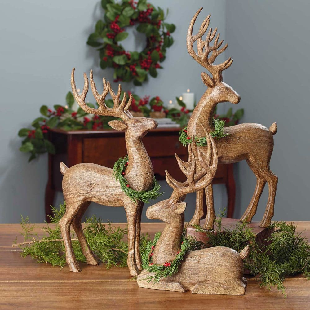 Burton + Burton Set of 3 Deer - Neutral Metallics - Burton