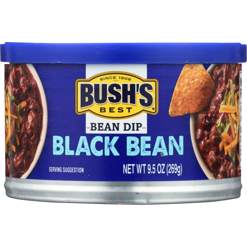BUSHS BEST: Dip Bean Black Beans 9.5 oz (Pack of 5) - Dips - BUSHS BEST