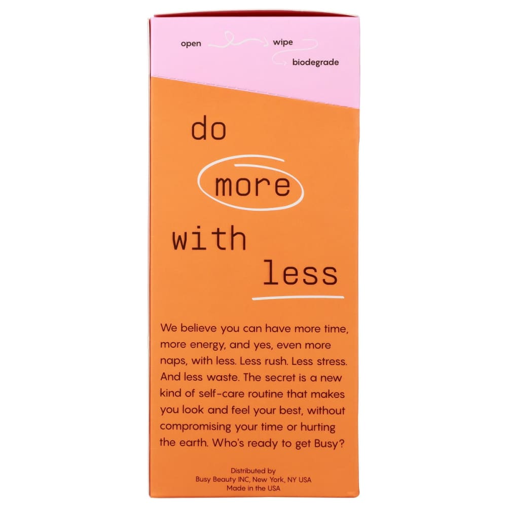BUSY CO: Wipes Body XL 10 pc - Beauty & Body Care > Skin Care > Facial Cleansers & Exfoliants - BUSY