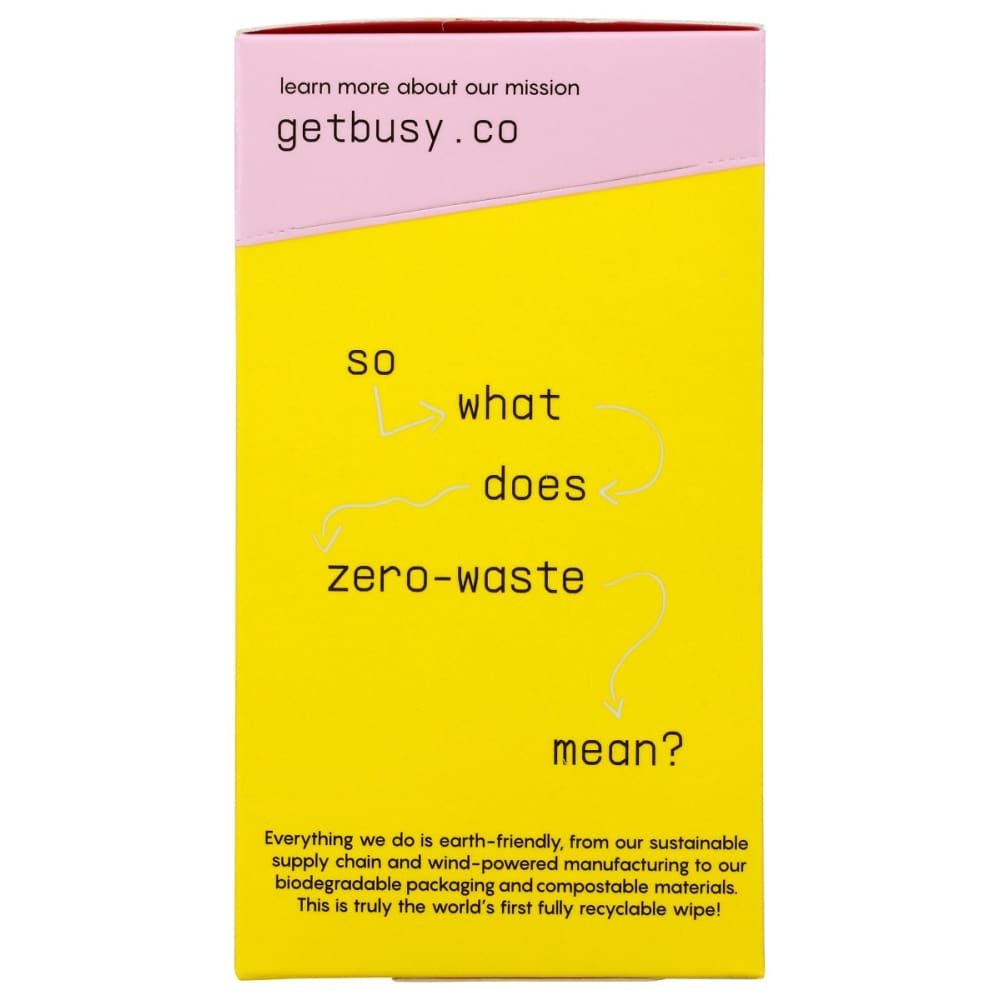 BUSY CO: Wipes Face Glow 15 pc - Beauty & Body Care > Skin Care > Facial Cleansers & Exfoliants - BUSY