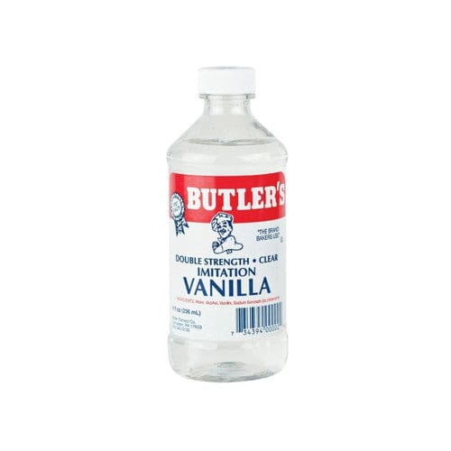 Butler’s Best Clear Double Strength Imitation Vanilla 8oz (Case of 12) - Baking/Extracts - Butler’s Best