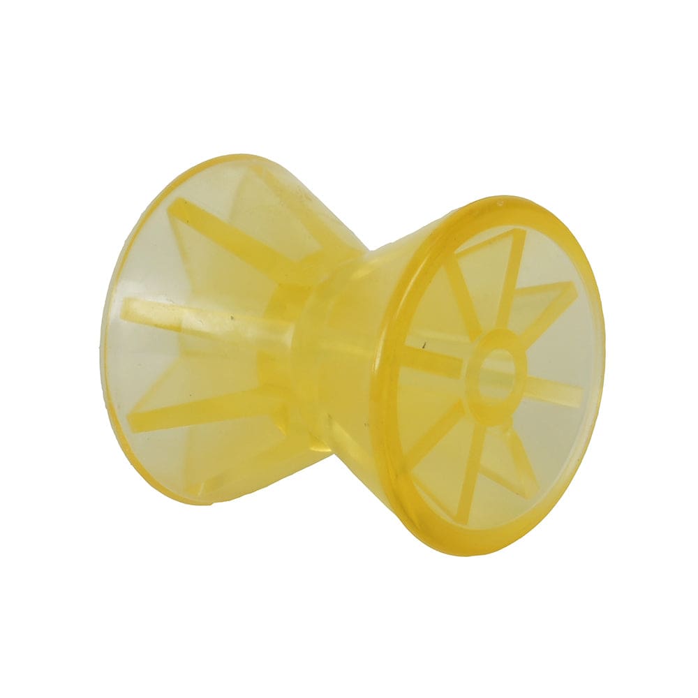 C.E. Smith Bow Roller - Yellow PVC - 4 x 1/ 2 ID (Pack of 3) - Trailering | Rollers & Brackets - C.E. Smith