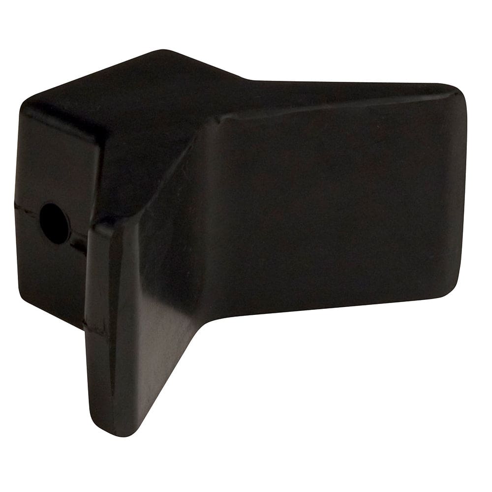 C.E. Smith Bow Y-Stop - 3 x 3 - Black Natural Rubber - Trailering | Rollers & Brackets - C.E. Smith