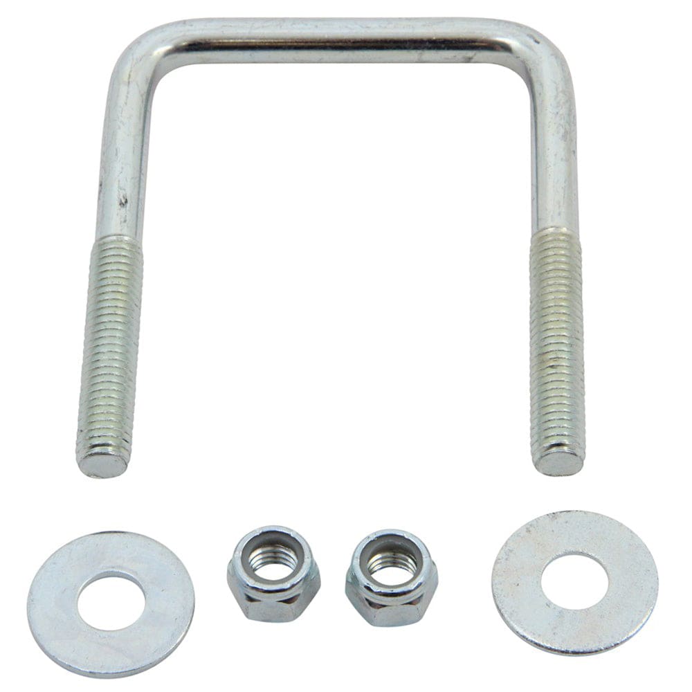 C.E. Smith Zinc U-Bolt 7/ 16-14 X 3-1/ 8 X 4 w/ Washers & Nuts - Square (Pack of 4) - Trailering | Rollers & Brackets - C.E. Smith