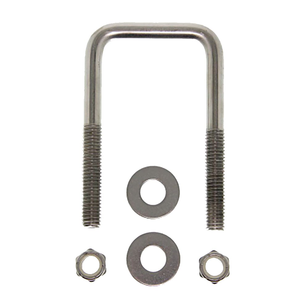 C.E. Smith Zinc U-Bolt 7/ 16-14 X 3-1/ 8 X 3 w/ Washers & Nuts - Square (Pack of 4) - Trailering | Rollers & Brackets - C.E. Smith