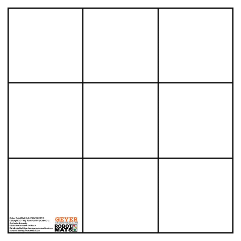 Botley Grid Mat 9In Squares 27X27In