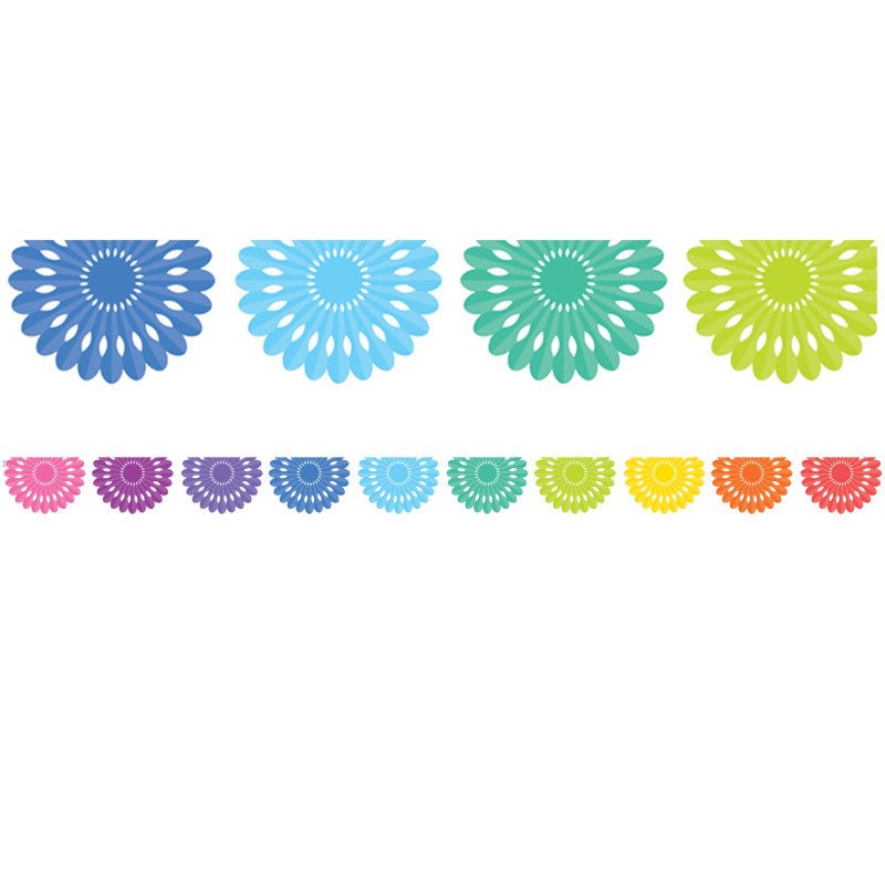Colorful Fiesta Die-Cut Border Trim (Pack of 10)