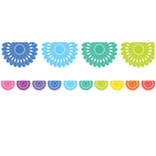 Colorful Fiesta Die-Cut Border Trim (Pack of 10)