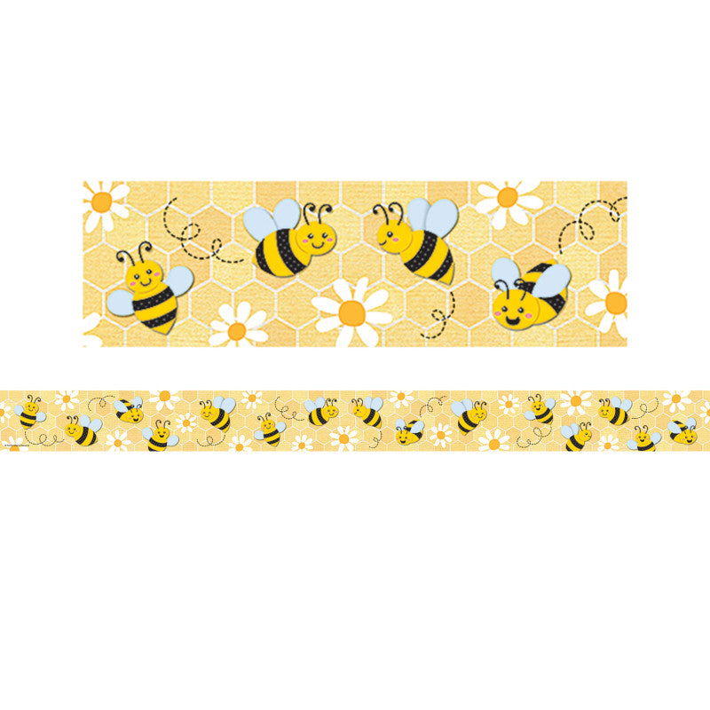 Buzzing Bees Straight Border Trim (Pack of 10)