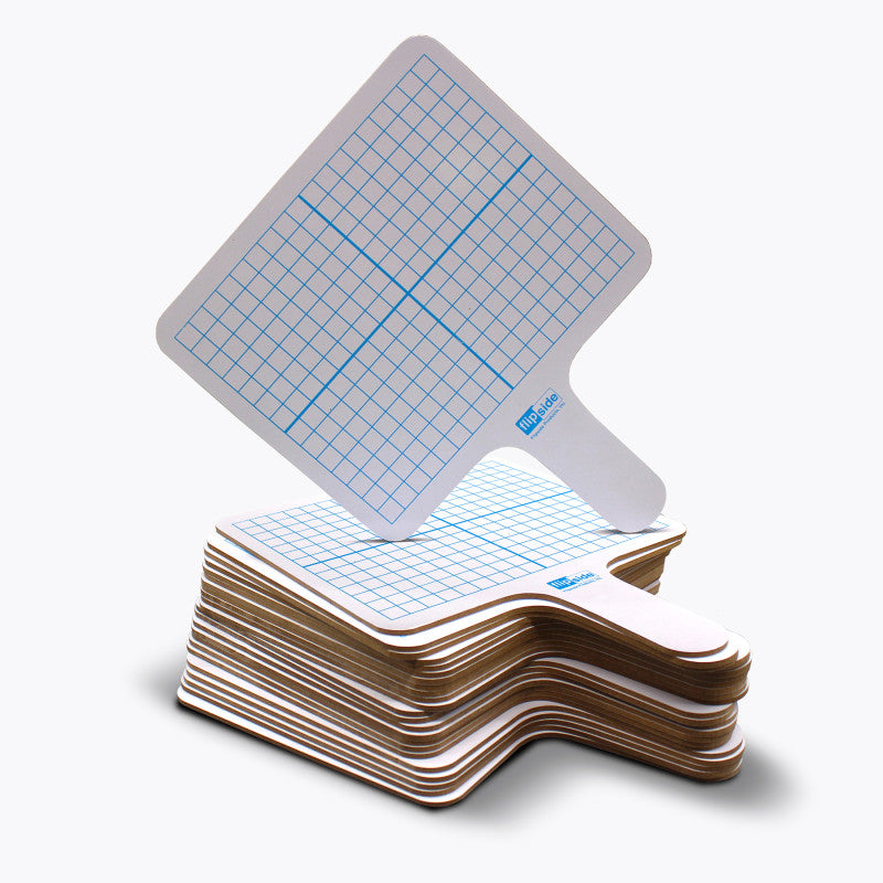 24Ct Rect Graph Dry Erase Paddle Class Pack