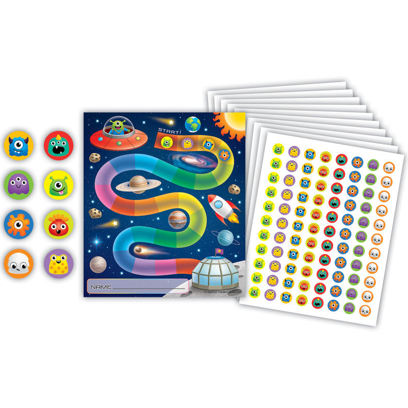 Out Of This World Reward Trackers With Stickers (Pack of 10)