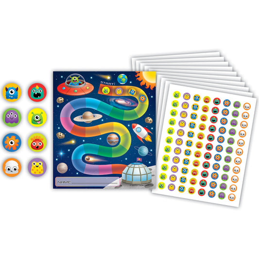 Out Of This World Reward Trackers With Stickers (Pack of 10)