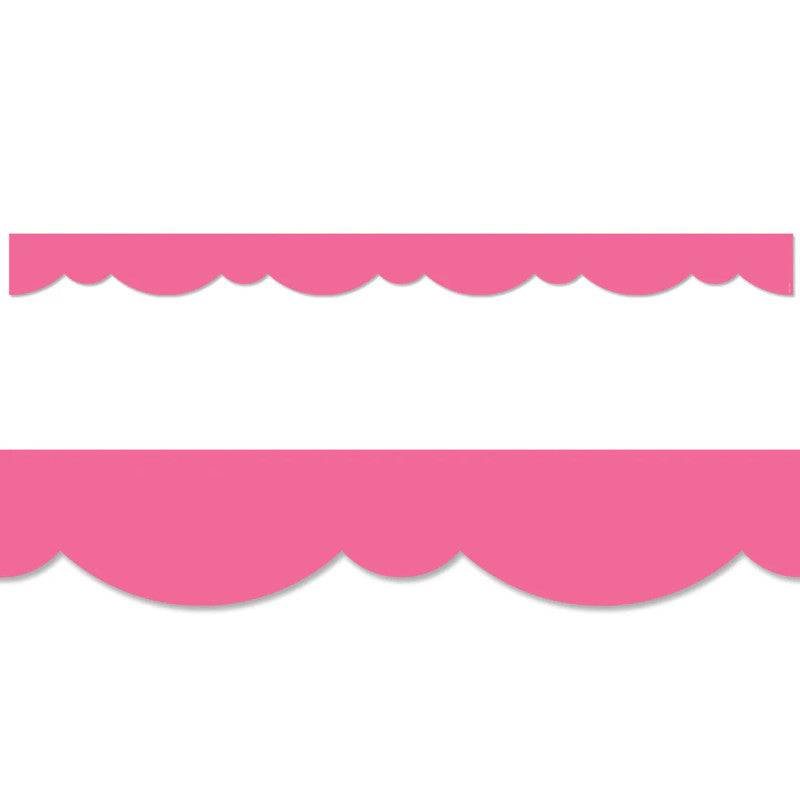 Pink Stylish Scallops Ez Border (Pack of 8)