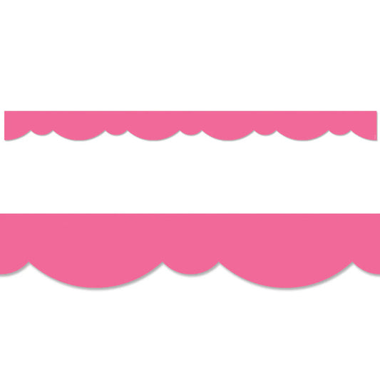 Pink Stylish Scallops Ez Border (Pack of 8)
