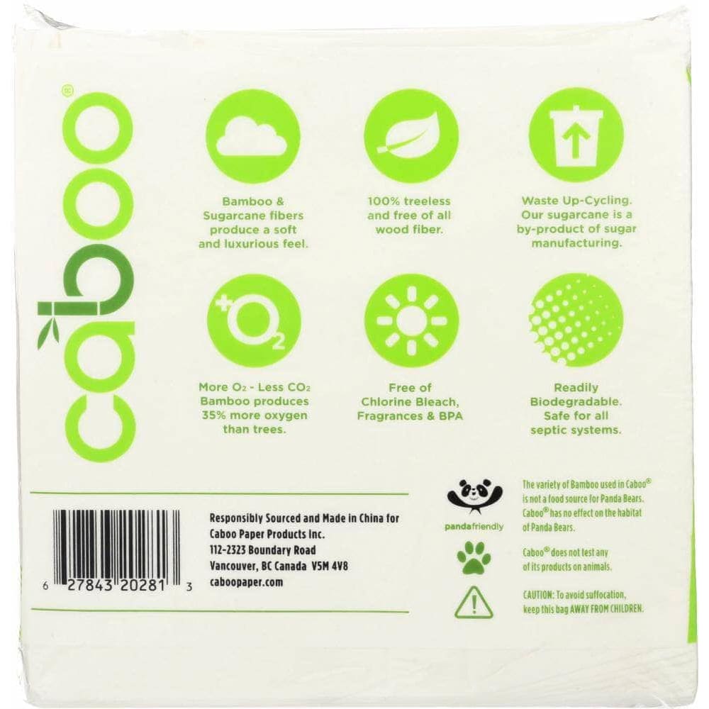 Caboo Caboo 1-Ply Table Napkins 250 Sheets, 1 Pack