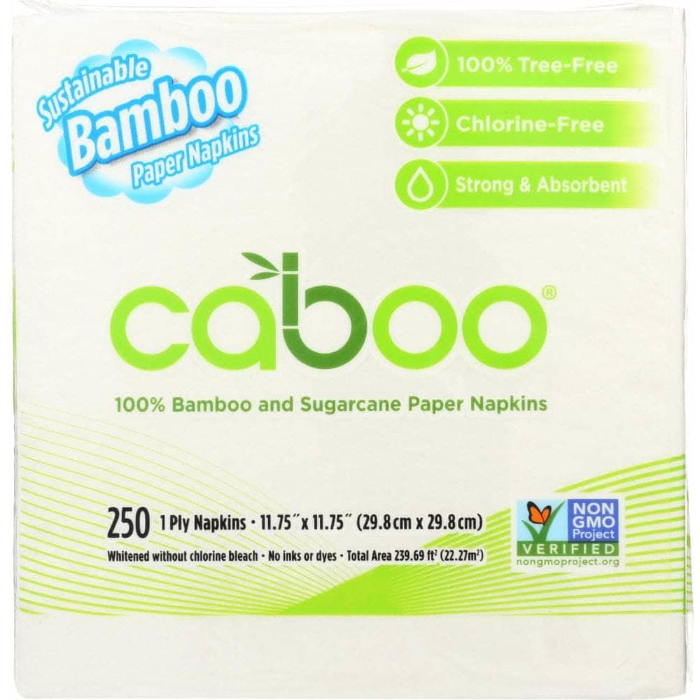 Caboo Caboo 1-Ply Table Napkins 250 Sheets, 1 Pack