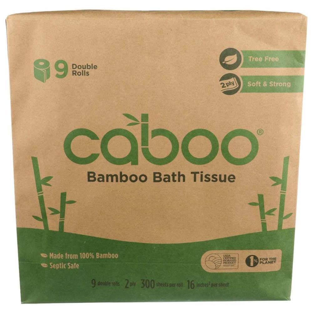 CABOO CABOO Tree Free Bath Tissue 9Pack 300 Sheet, 1 ea