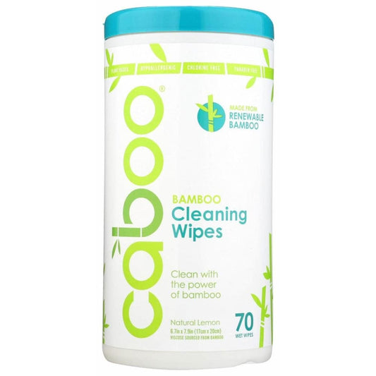 CABOO Caboo Wipes Cleaning Lemon, 70 Pc