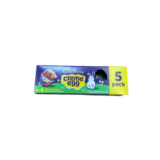 CADBURY CADBURY Milk Chocolate Crème Egg Candy, Easter, 1.2 oz, (Pack of 5)