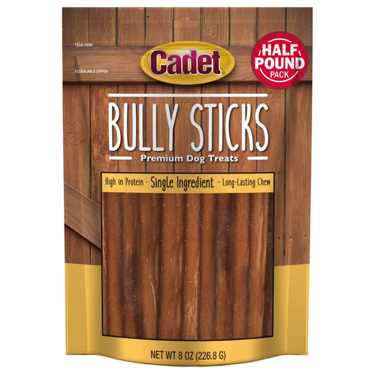 Cadet Real Beef Bully Sticks for Dogs 8 oz. - Cadet