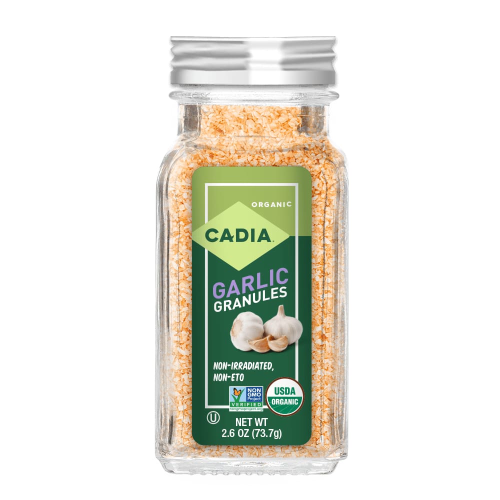 CADIA Grocery > Cooking & Baking > Extracts, Herbs & Spices CADIA: Garlic Granules Org, 2.6 oz