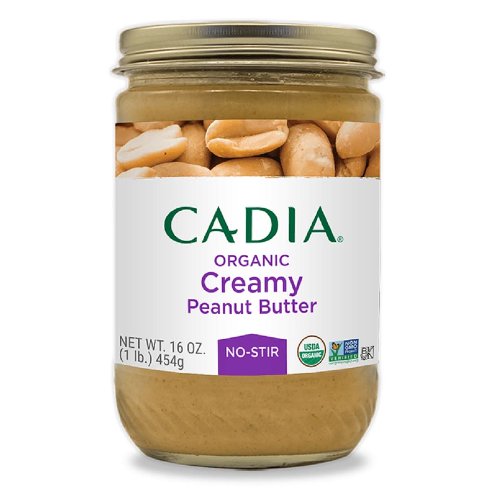 CADIA Cadia Organic Creamy Peanut Butter No Stir, 16 Oz