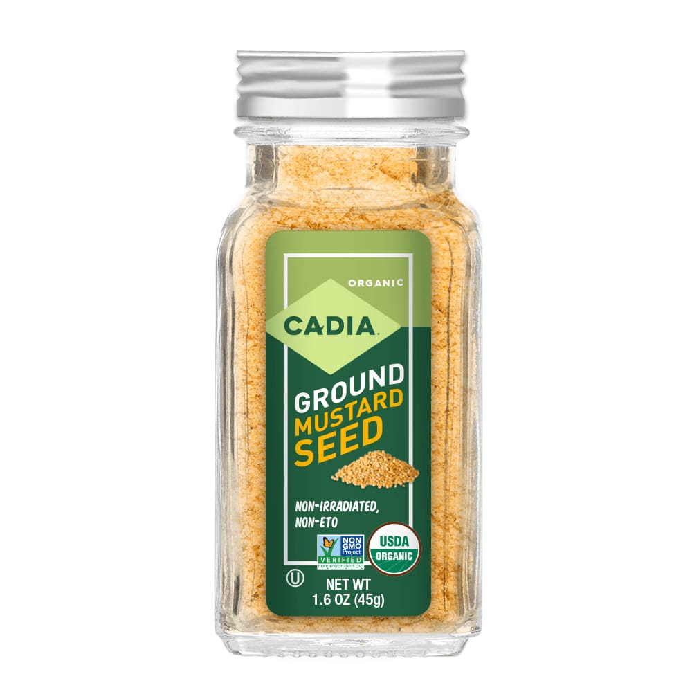 CADIA Grocery > Cooking & Baking > Extracts, Herbs & Spices CADIA: Organic Ground Mustard Seed, 1.6 oz
