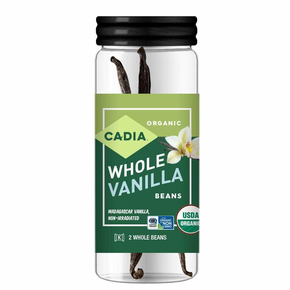 CADIA Grocery > Cooking & Baking > Extracts, Herbs & Spices CADIA: Organic Whole Vanilla Beans, 2 pc