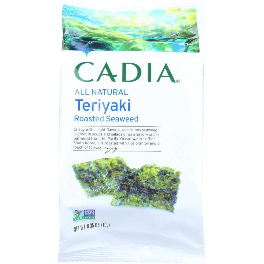 CADIA Cadia Teriyaki Roasted Seaweed, 0.35 Oz