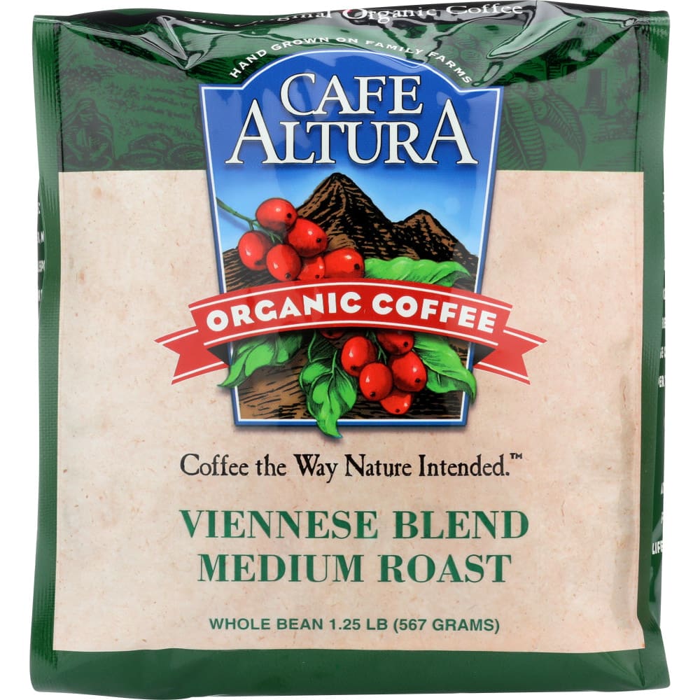 CAFE ALTURA: Coffee Bean Viennese Blend Organic Coffee 1.25 lb - Beverages > Coffee Tea & Hot Cocoa - CAFE ALTURA