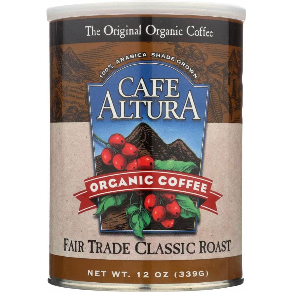 Cafe Altura Cafe Altura Organic Coffee Fair Trade Classic Roast, 12 oz