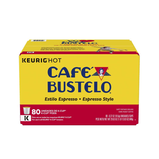 Cafe Bustelo Espresso K-Cup Pods 80 ct. - Home/Grocery Household & Pet/Coffee Tea & Creamer/Coffee/ - Cafe Bustelo