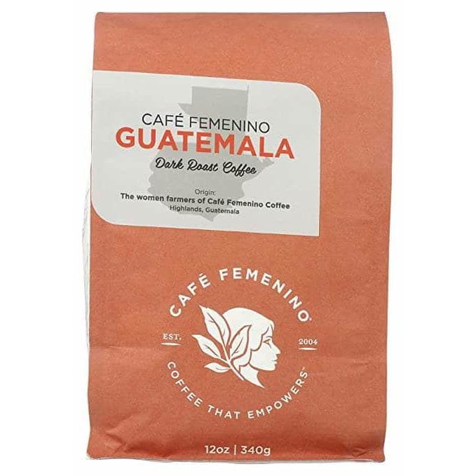 CAFE FEMENINO COFFEE Grocery > Beverages > Coffee, Tea & Hot Cocoa CAFE FEMENINO COFFEE: Guatemala Dark Roast Coffee, 12 oz