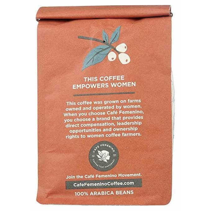 CAFE FEMENINO COFFEE Grocery > Beverages > Coffee, Tea & Hot Cocoa CAFE FEMENINO COFFEE: Guatemala Dark Roast Coffee, 12 oz
