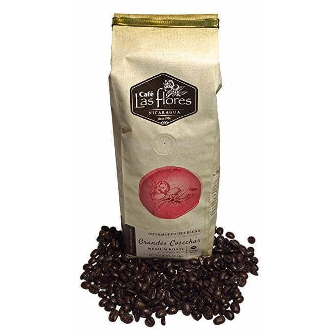CAFE LAS FLORES Grocery > Beverages > Coffee, Tea & Hot Cocoa CAFE LAS FLORES: Coffee Whole Bean Medium Roast, 16 oz