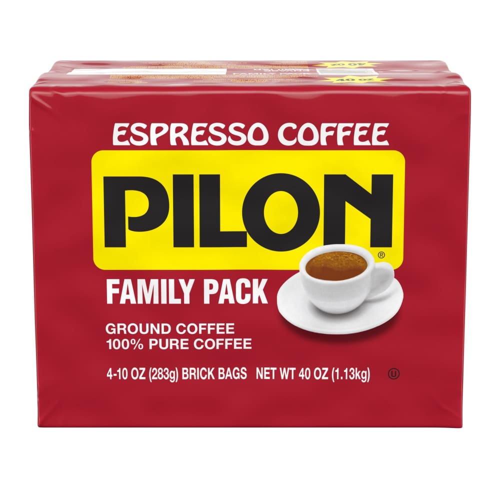 Cafe Pilon Espresso Coffee Family Pack 4 ct./10 oz. - Cafe