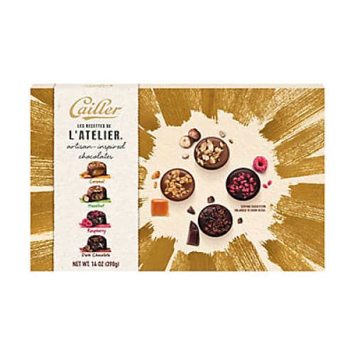 Cailler Les Recettes de L’Atelier Artisan-Inspired Chocolates Gift Box 14 oz. - Home/Grocery/Candy/Chocolate/ - Cailler