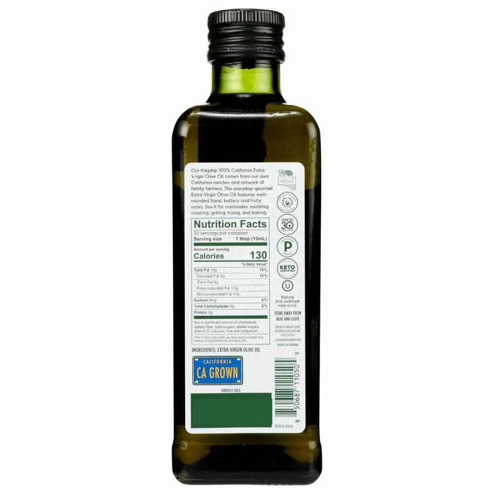 CALIFORNIA OLIVE RANCH California Olive Ranch 100% California Extra Virgin Olive Oil, 16.9 Fo