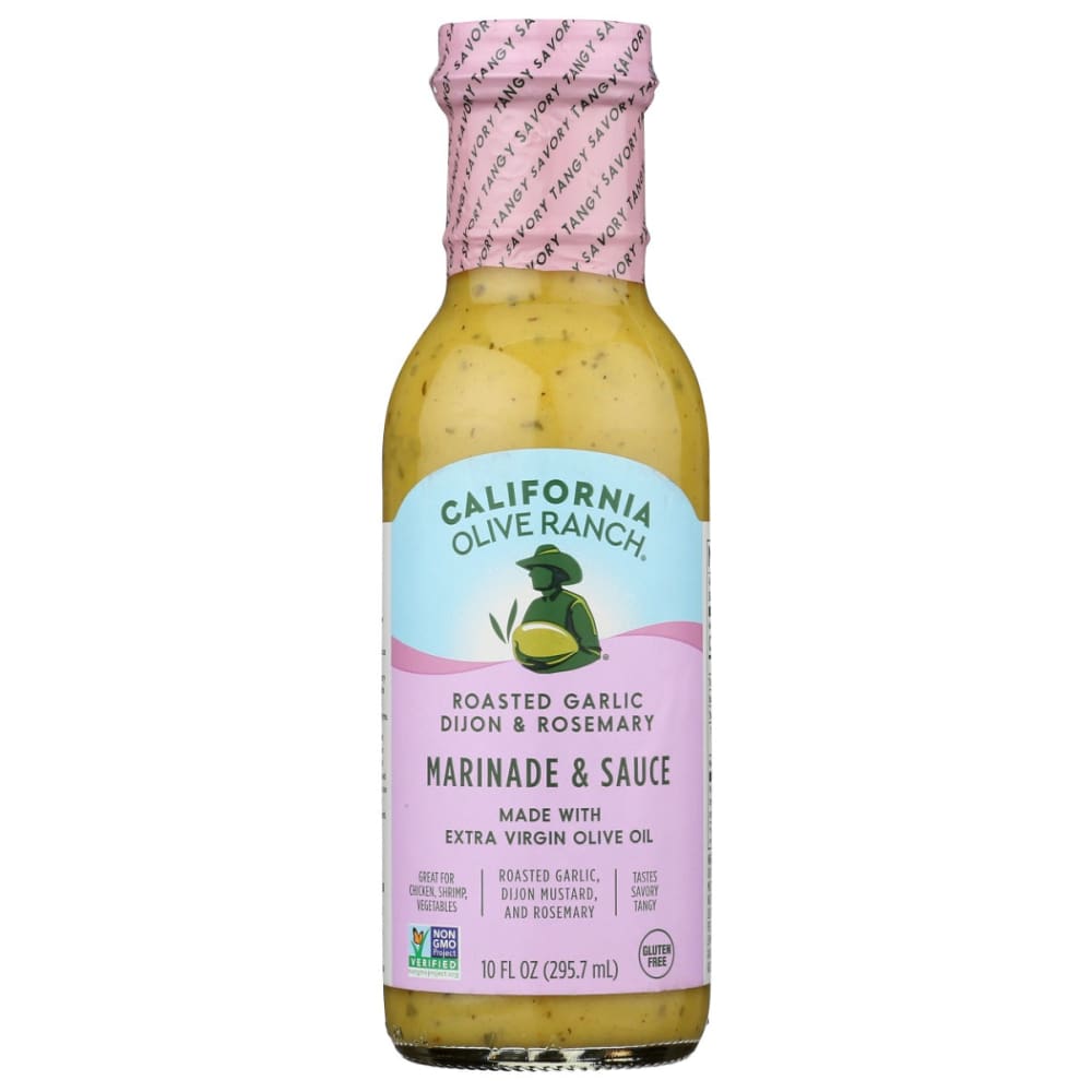 CALIFORNIA OLIVE RANCH: Roasted Garlic Dijon Marinade Sauce 10 fo (Pack of 4) - Grocery > Meal Ingredients > Sauces - CALIFORNIA OLIVE RANCH
