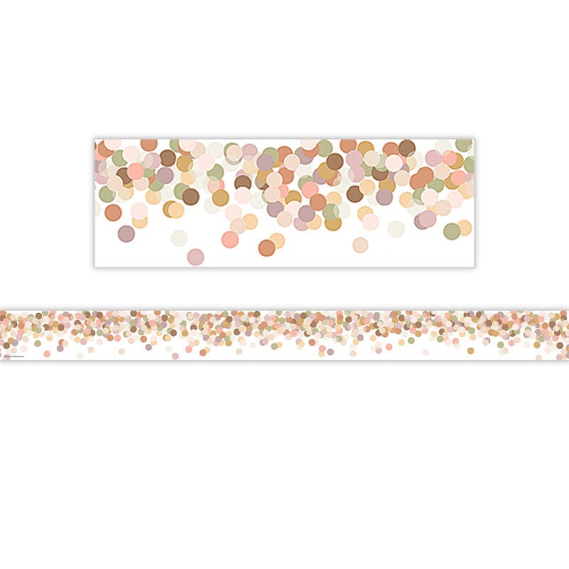 Calming Confetti Trim Straight (Pack of 10) - Border/Trimmer - Teacher Created Resources