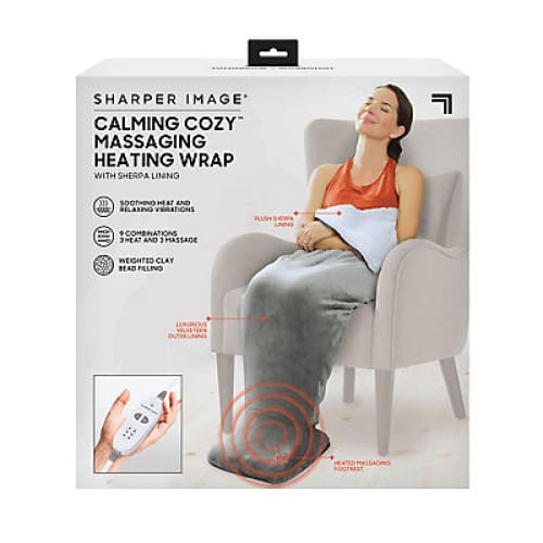 Calming Cozy by Sharper Image Therapeutic Heat Wrap - Home/Health & Wellness/Home Health Care/Massage Products/ - ShelHealth