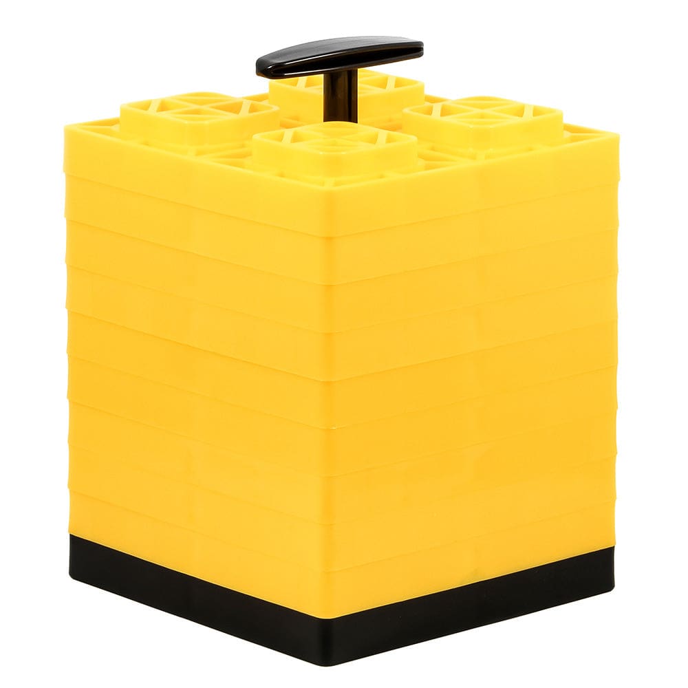 Camco FasTen Leveling Blocks w/ T-Handle - 2x2 - Yellow *10-Pack - Trailering | Hitches & Accessories - Camco